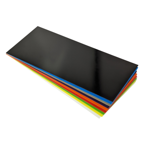 G10 Liner Material Half Sheets 0.5 x 130 x 305mm. Available in a wide range of colours.