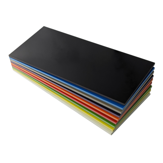 G10 Half Sheets 5 x 130 x 305mm. Available in a wide range of vibrant colours.