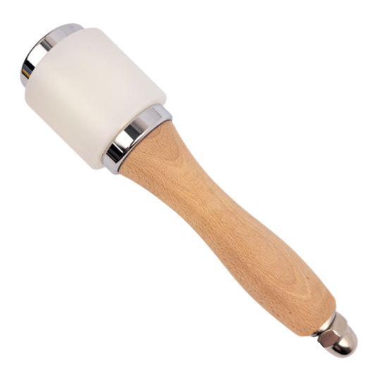 1lb Steel Poly Maul 1lb Steel Poly Maul. A versatile tool for setting rivets, stamping leather and punching stitching holes.