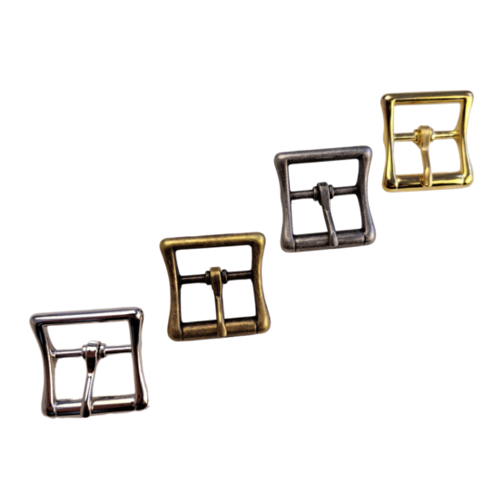 strap-buckle-25mm-1-inch-all-finishes Strap Buckle - 25mm (1"). Suitable for making straps, watch bands, bracelets and more. Available in 4 finishes: Brass, Nickel, Antique Brass and Antique Nickel