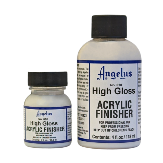 angelus-acrylic-finisher-high-gloss-610-all-sizes Angelus Acrylic Finisher - High Gloss (#610). Available in 1 fl. oz. (29.5mL) and 4 fl. oz. (118 mL)