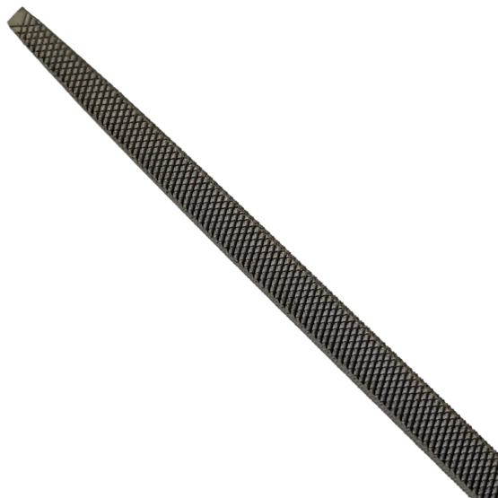 Close up of teeth from Vallorbe Square Bastard File 6" (140mm)