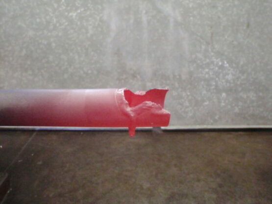 Melting copper and brass with compressed air and propane