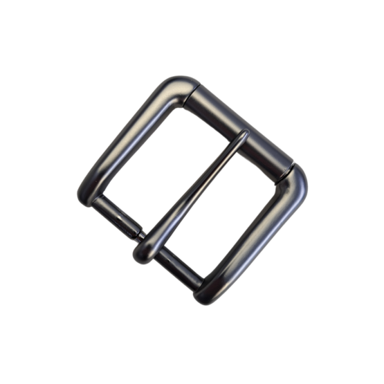 roller-buckle-34mm-1-1-4-gun-metal Roller Buckle 34mm (1 1/4") in Gun Metal Finish.