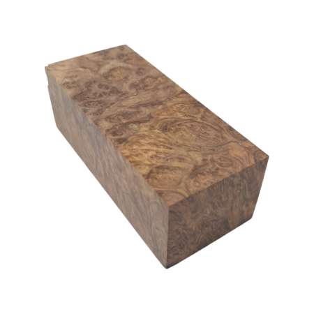 Yandiwa Stabilised York Gum Burl Block *G057. Measures approximately 115 x 50 x 40 mm.