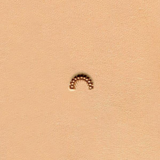 Small Border Leather Stamp D434