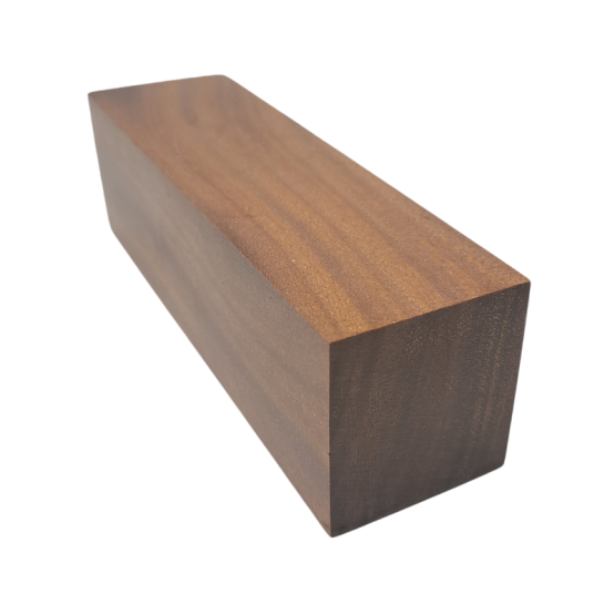 Yandiwa Stabilised Red QLD Mahogany Block *B033. Measures approximately 148 x 43 x 43 mm.