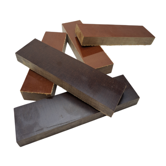 Vintage Micarta Natural Blocks in either 140 x 45 x 25 mm or 160 x 45 x 18 mm