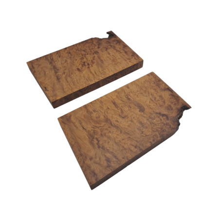 Stabilised York Gum Burl Scales *554. Each scale measures approximately 112 x 65 x 11 mm.